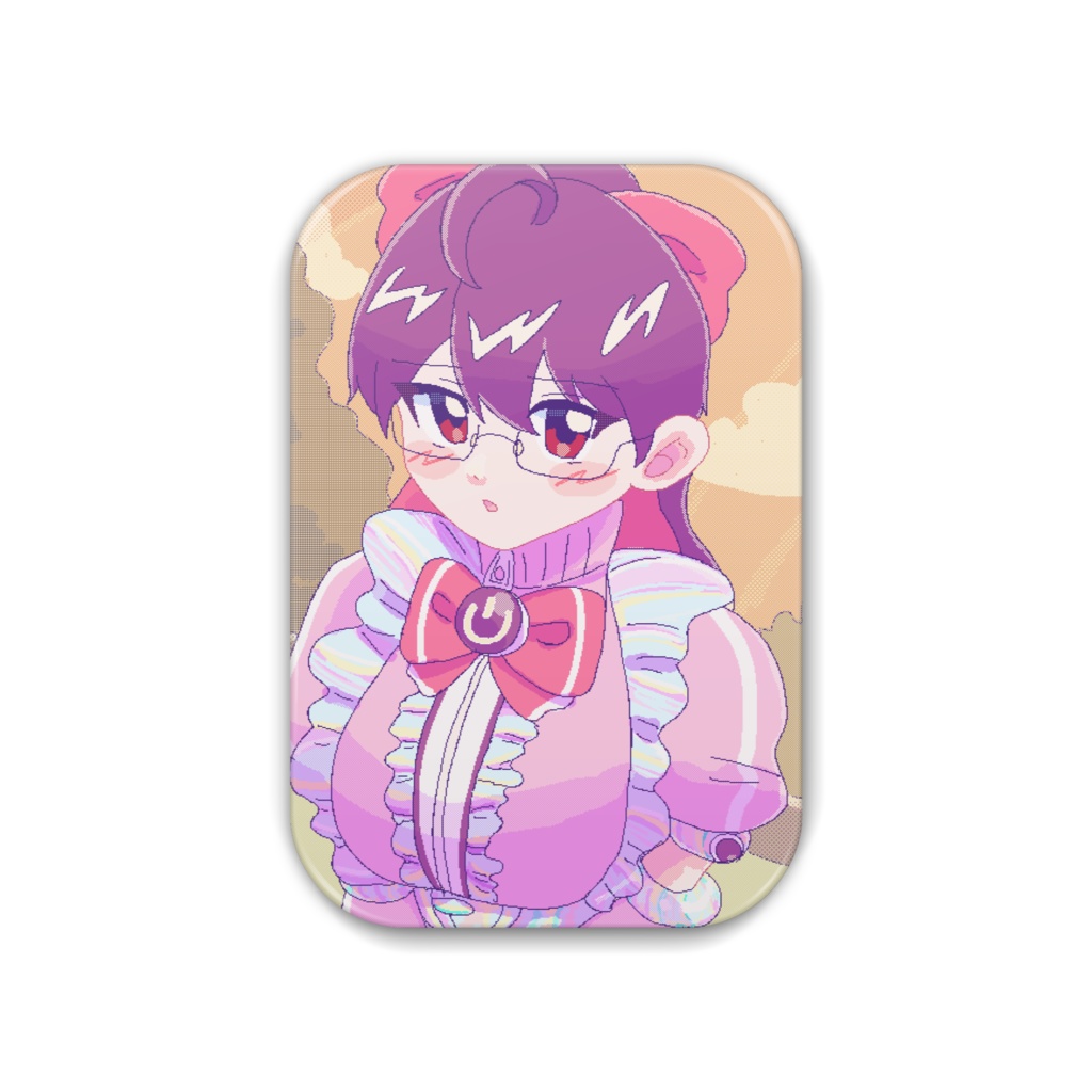 ぱそがるっ！紫小路スミレ 缶バッジ(スチルver.)