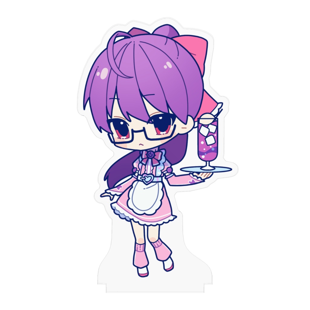 ぱそがるっ!紫小路スミレ アクスタ(ミニキャラver.)