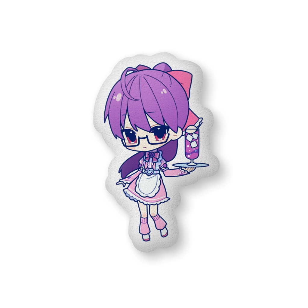 ぱそがるっ！紫小路スミレ クッション(ミニキャラver.)