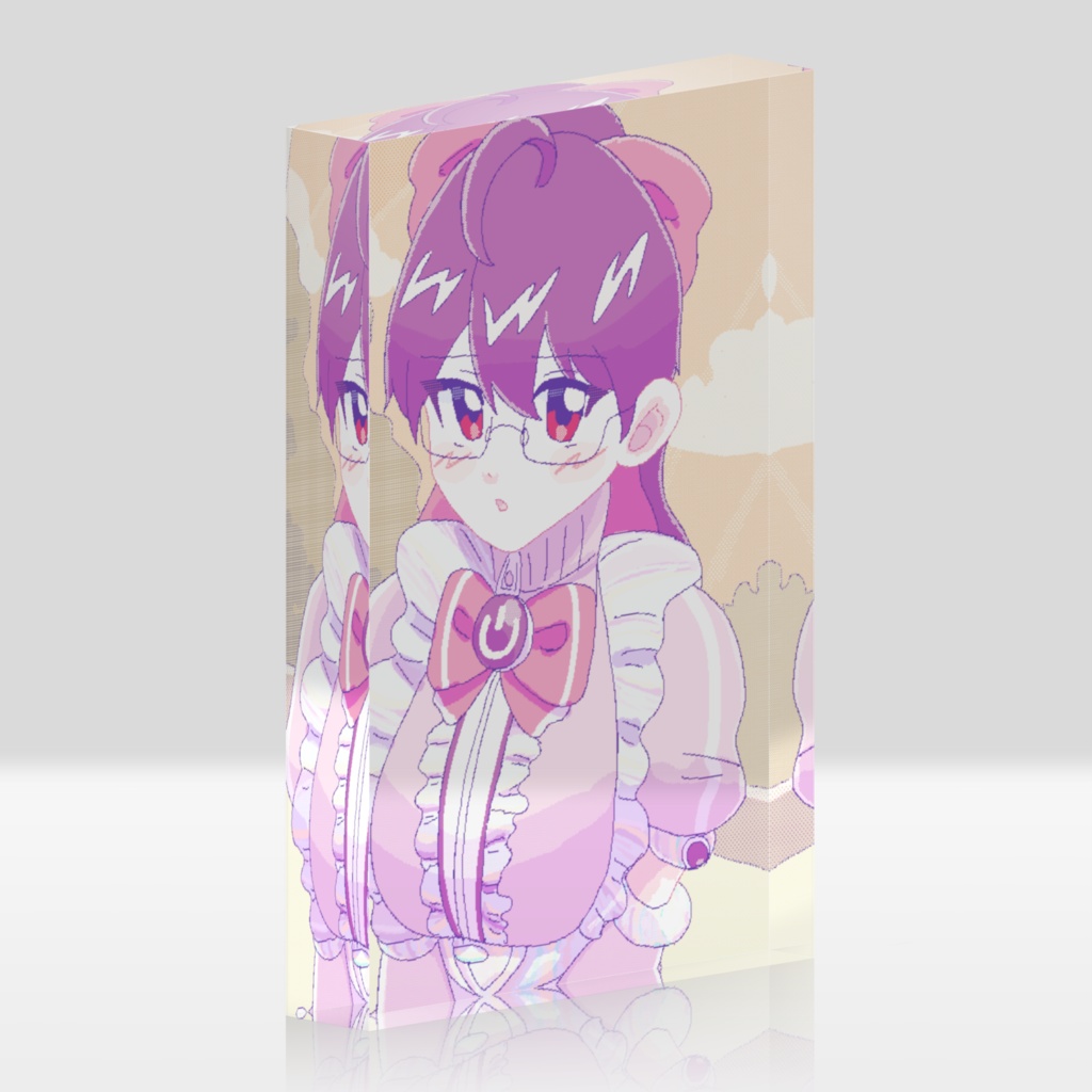 ぱそがるっ! 紫小路スミレ アクリルブロック