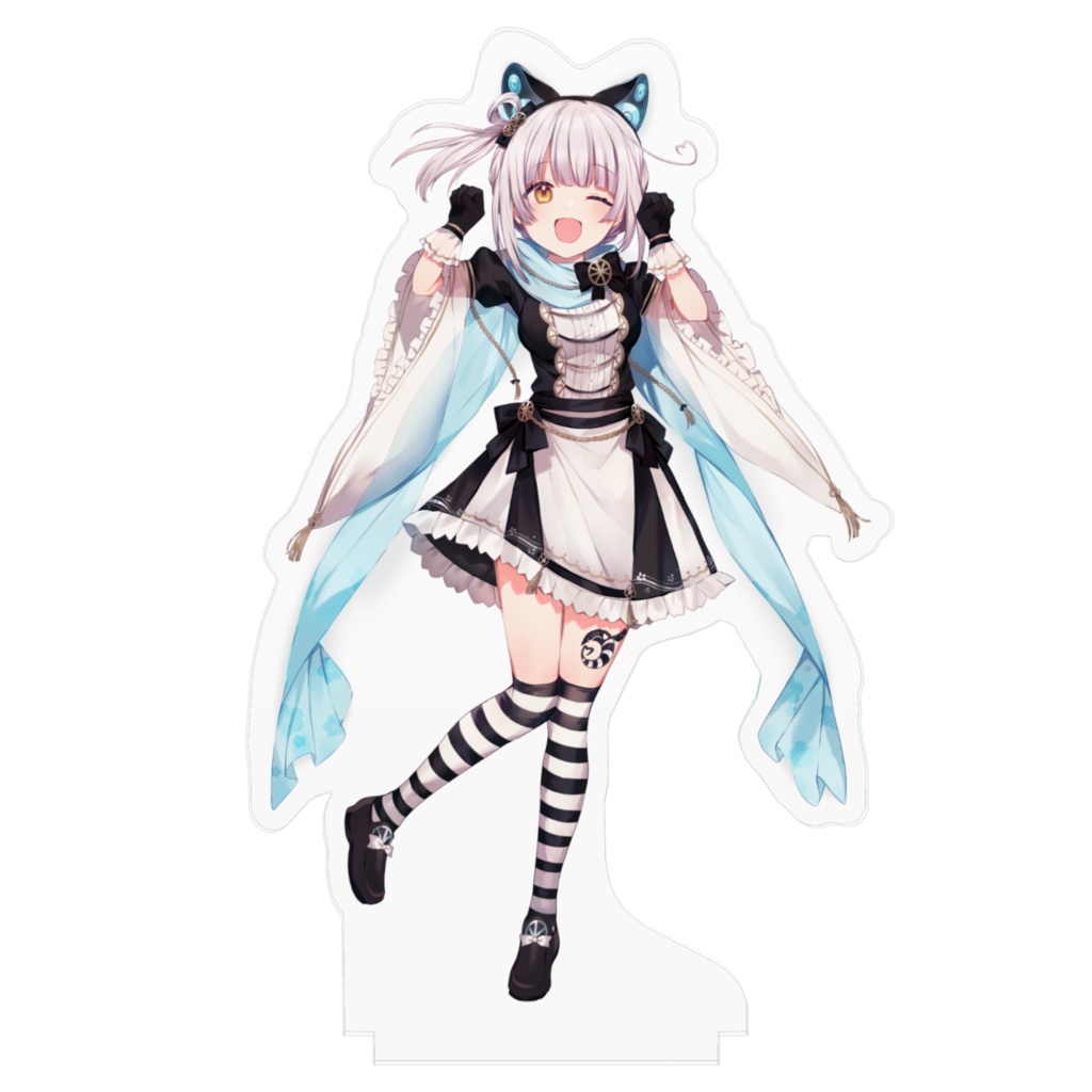 馬車道はげみ 黒虎衣装 公式アクリルフィギュア