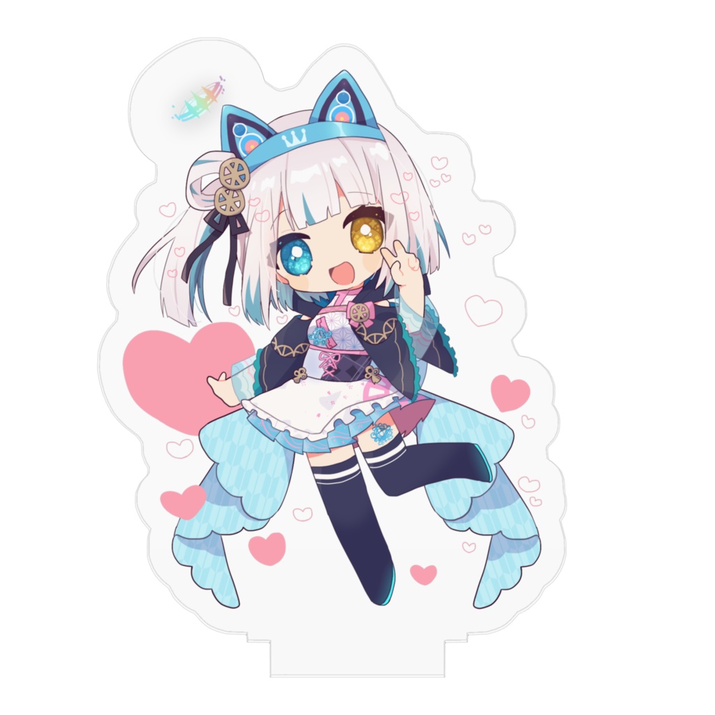 馬車道はげみ 姫玻璃衣装 公式ミニアクリルフィギュア