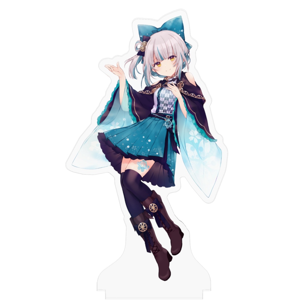 馬車道はげみ 玻璃浅葱衣装 公式アクリルフィギュア 5等分ver