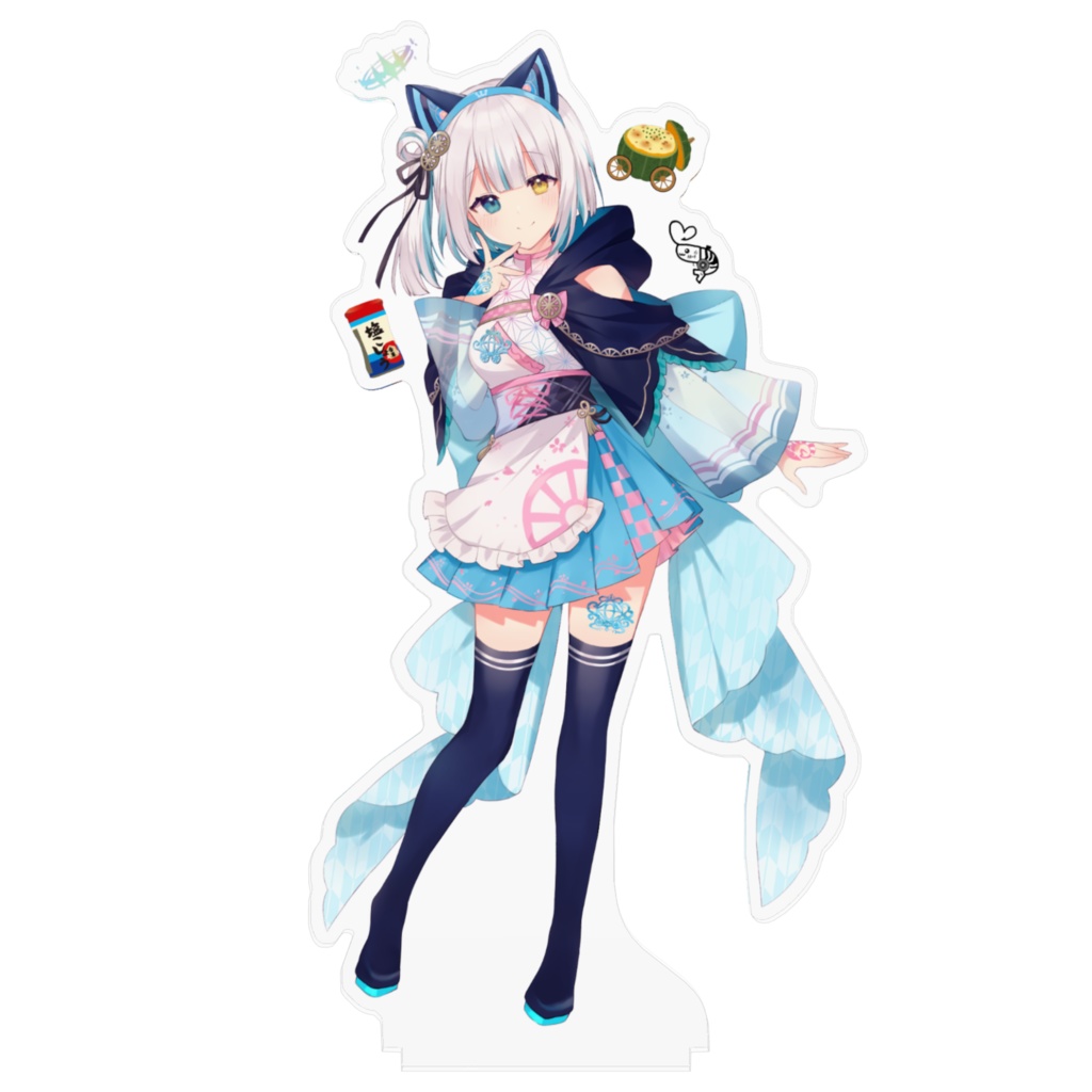 【常設】160×160mm馬車道はげみ 姫玻璃衣装 公式アクリルフィギュア