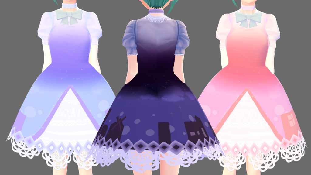 ロリ ワンピース 3色