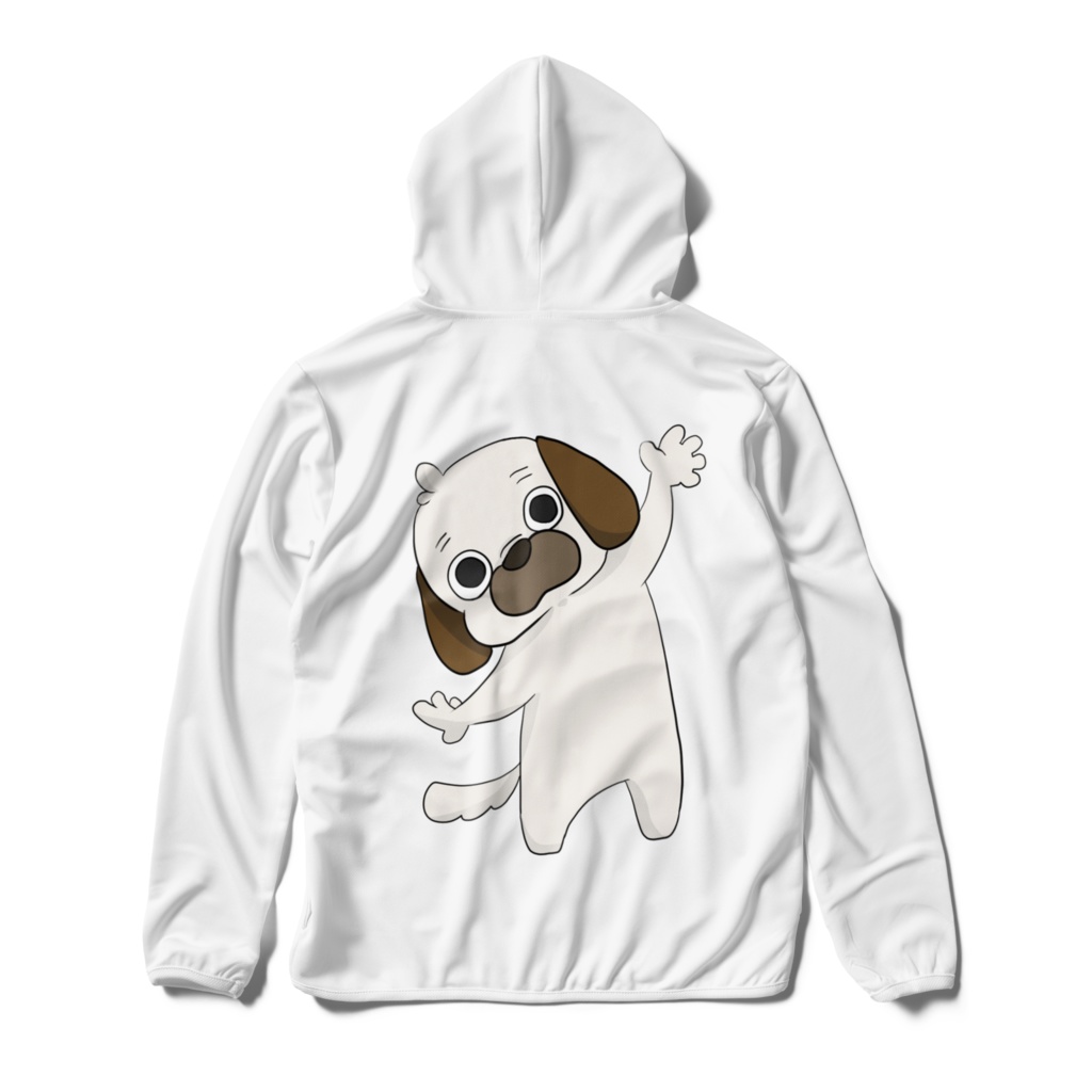 【わんたんくん】ドライジップパーカー