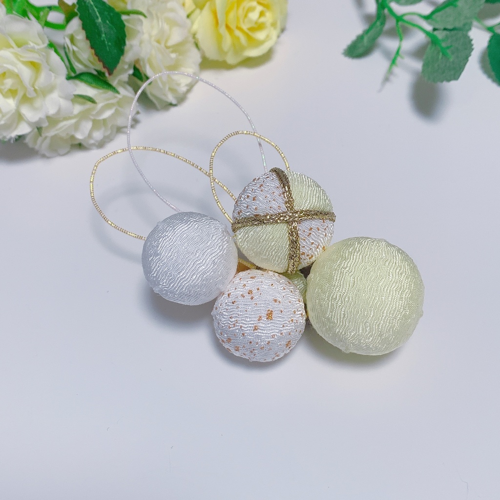 髭切 和玉水引ヘアクリップ