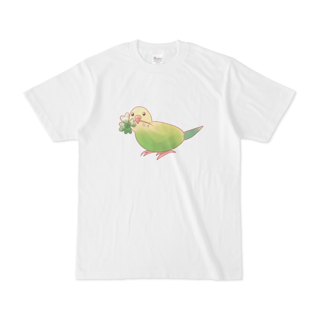 四つ葉インコＴシャツ