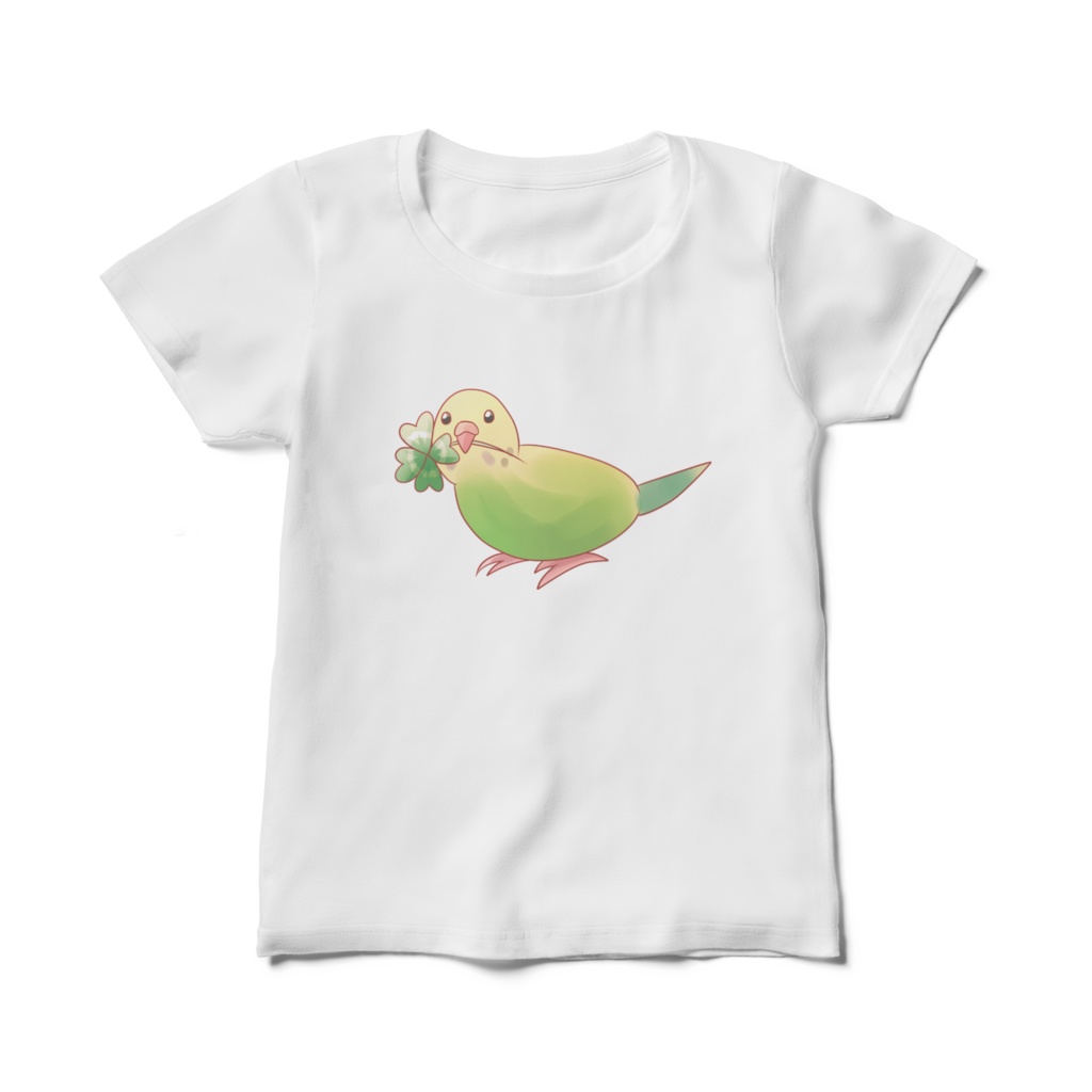 四つ葉インコＴシャツ（レディース）