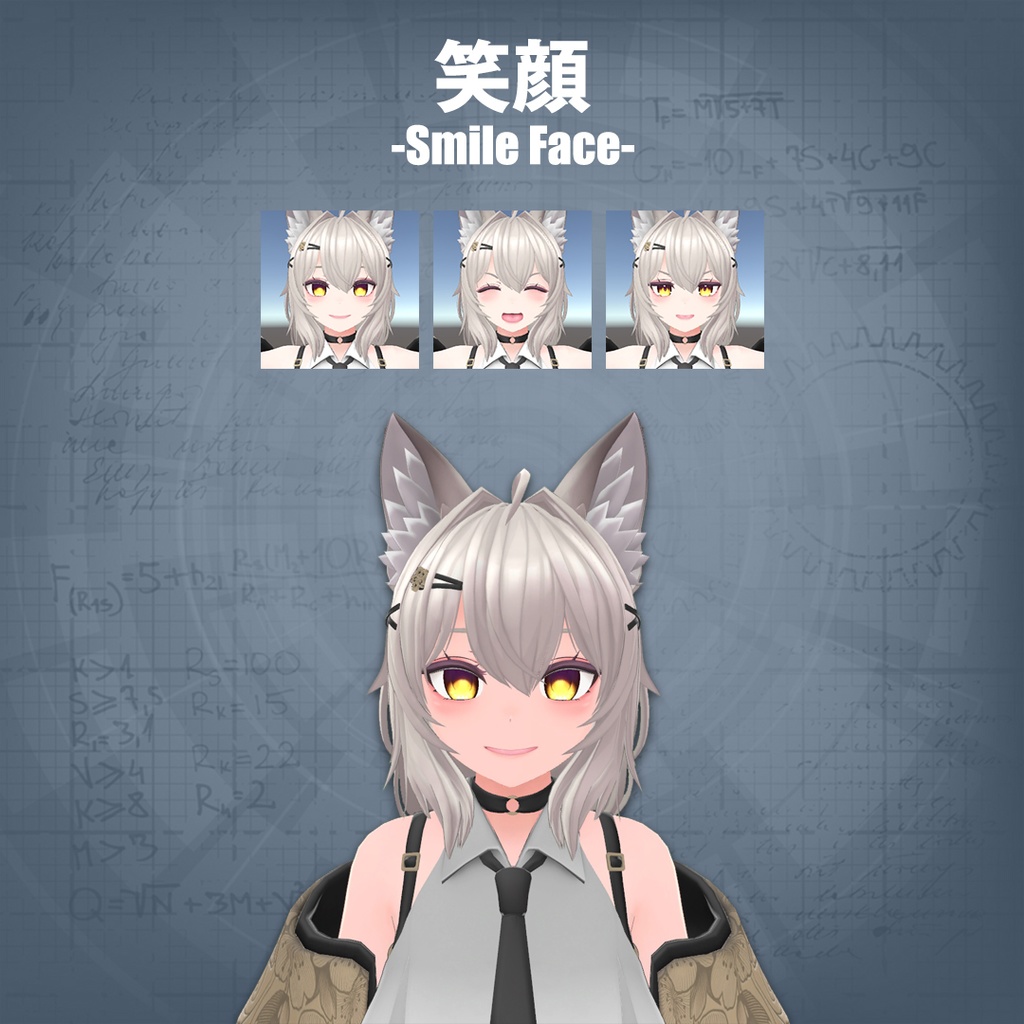 【無料】桜狐表情セット-Sakurako Facial Set-