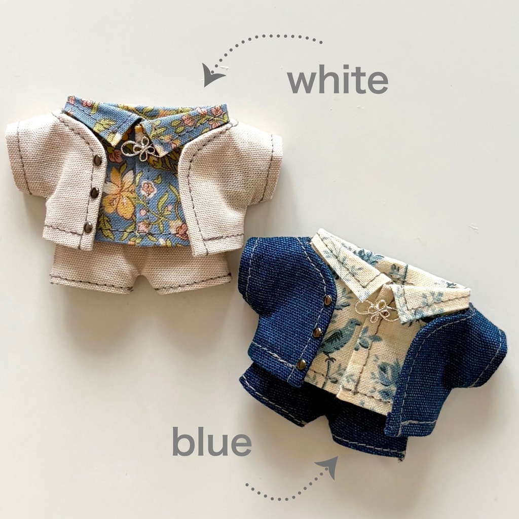 BOTANICAL DENIM SET (12cmぬい)