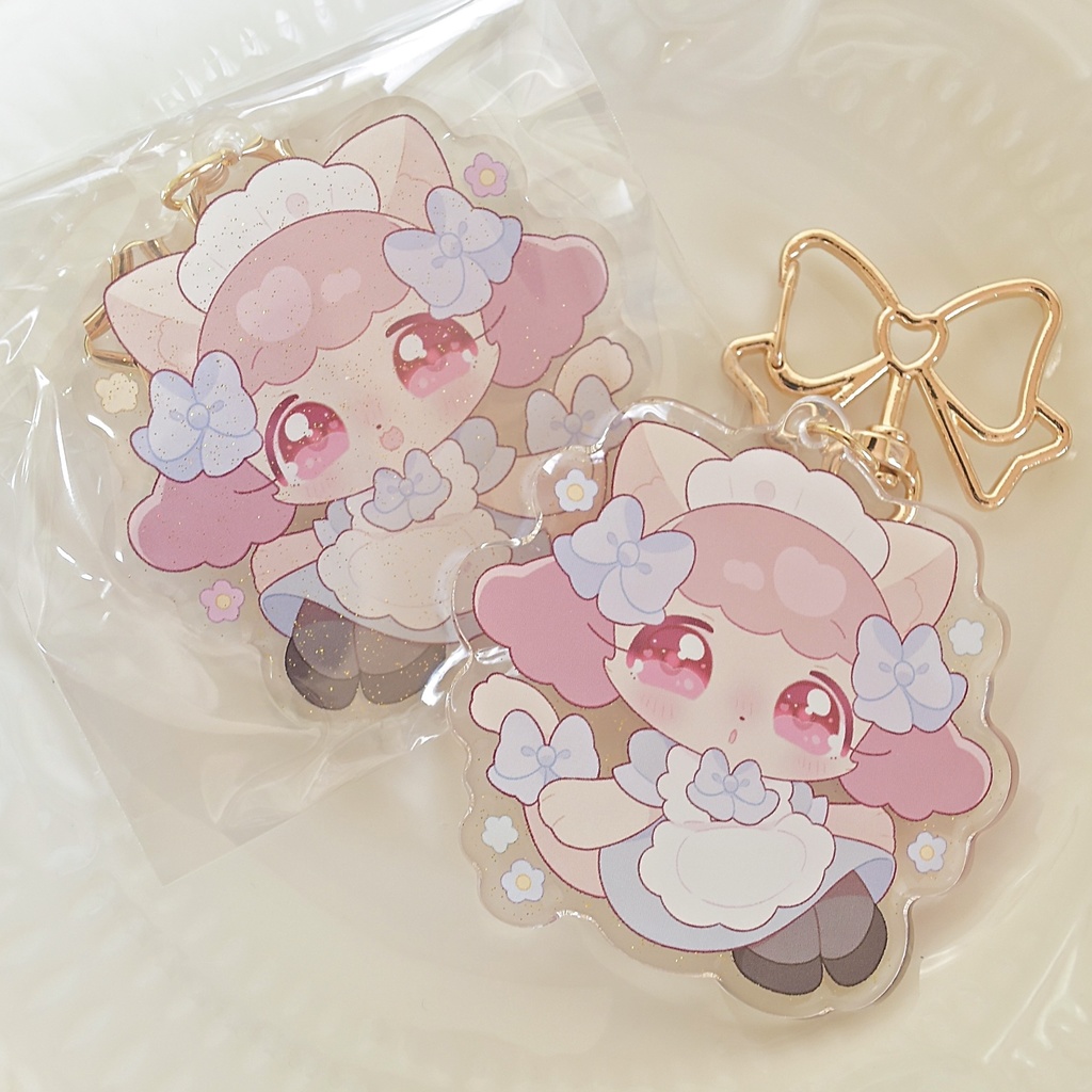 メイド猫ちゃんアクキー