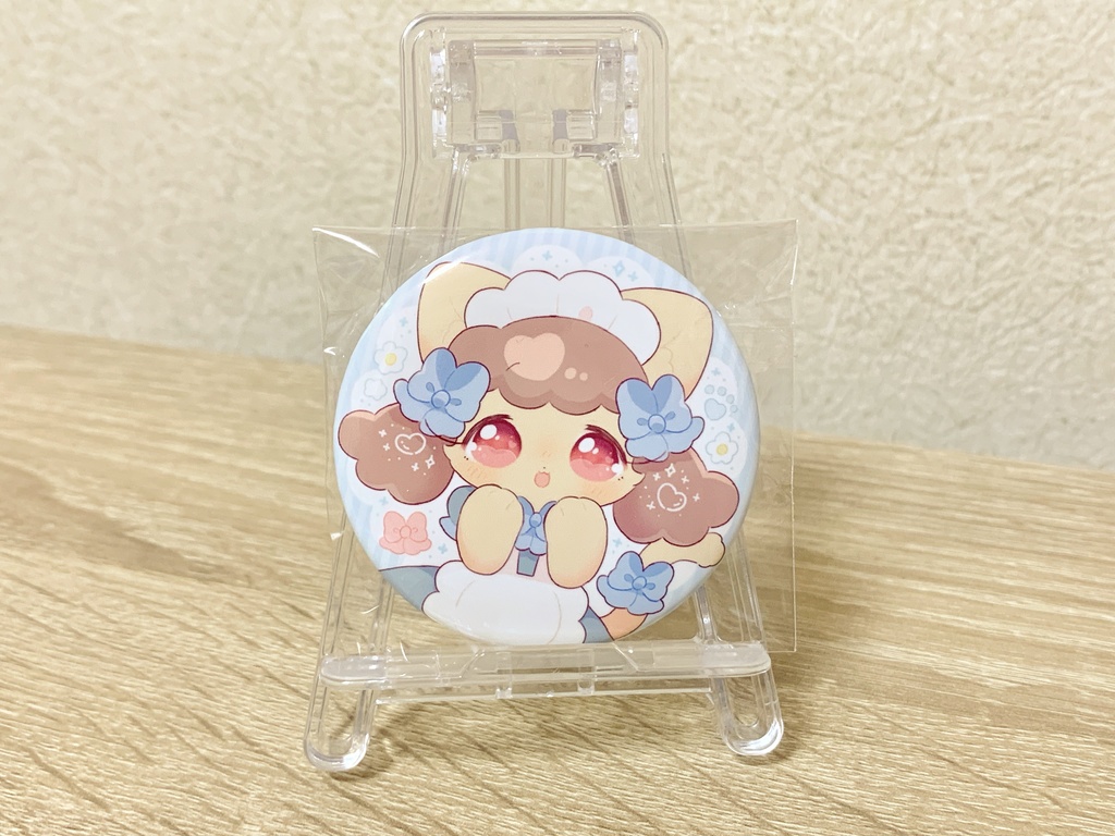 メイド猫ちゃん缶バッジ
