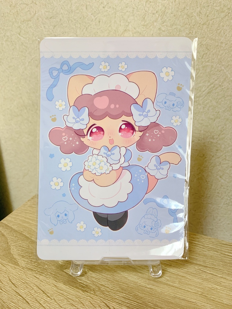 メイド猫ちゃんポストカード