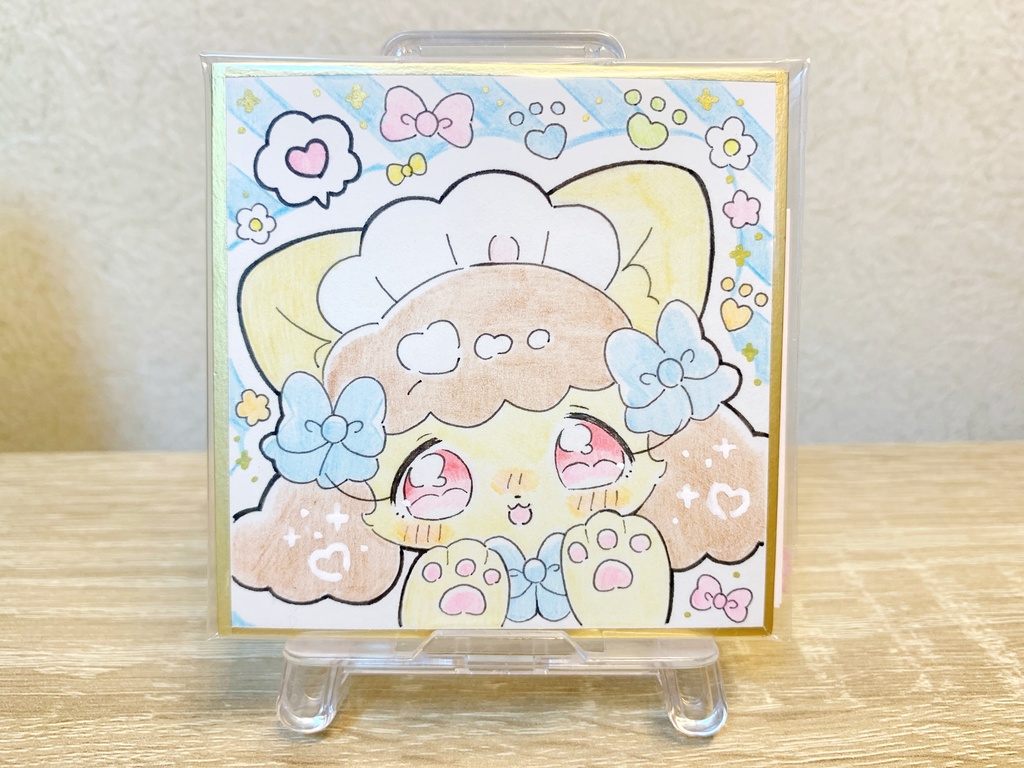 豆色紙（アナログ原画）