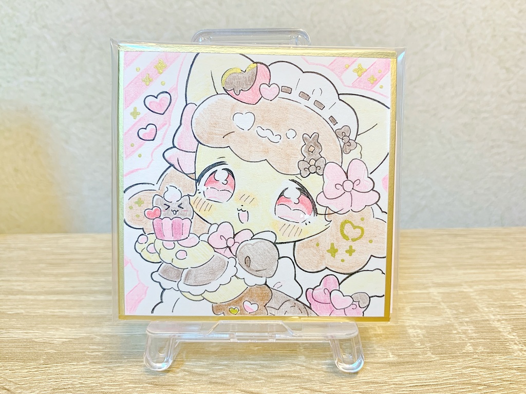 豆色紙（アナログ原画）