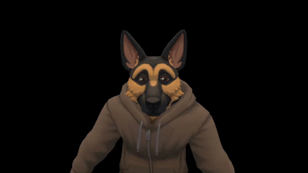 Jesse the GSD - VRChat & VTuber Avatar (VRM Included) - v2.0