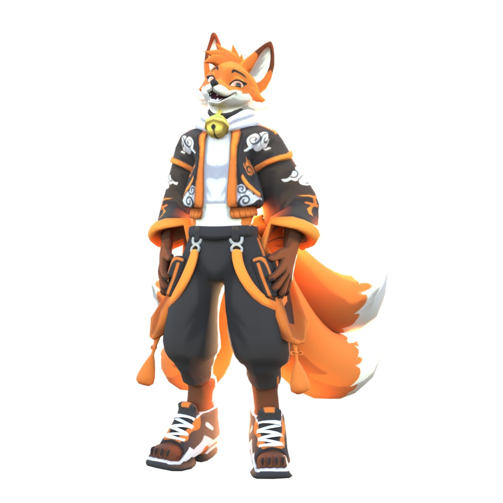 Kaito the Kitsune - VRC & VRM Avatar - v1.0