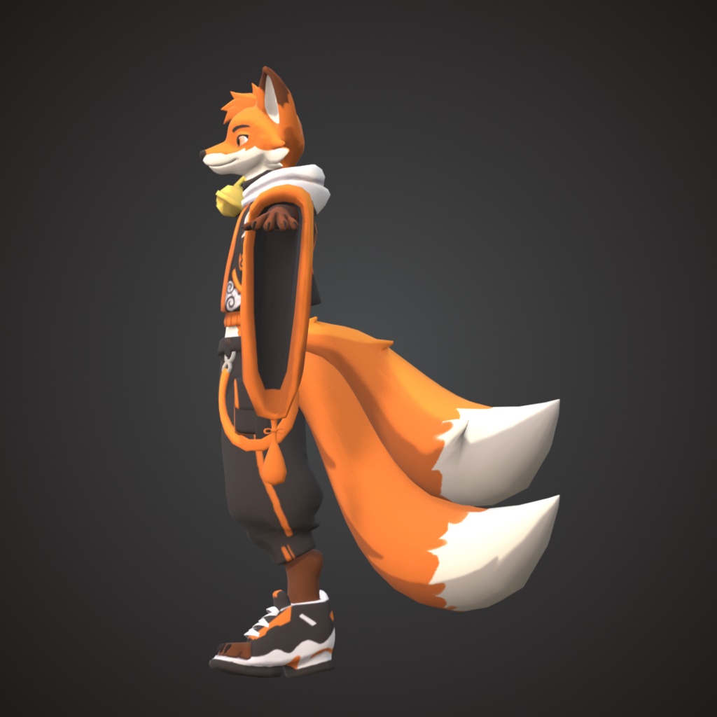 Kaito the Kitsune - VRC & VRM Avatar - v1.0