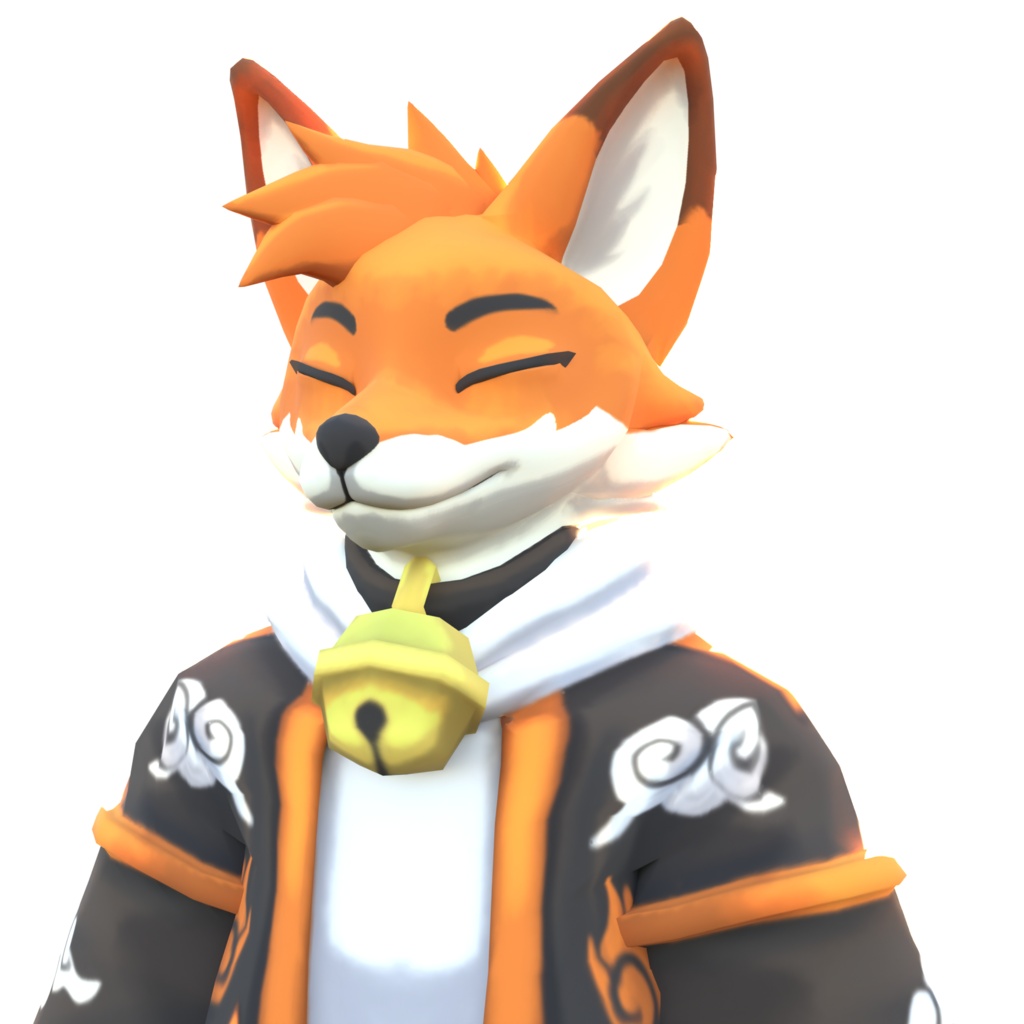 Kaito the Kitsune - VRC & VRM Avatar - v1.0