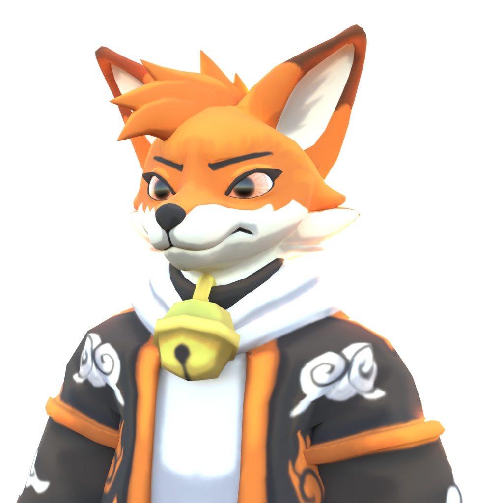 Kaito the Kitsune - VRC & VRM Avatar - v1.0