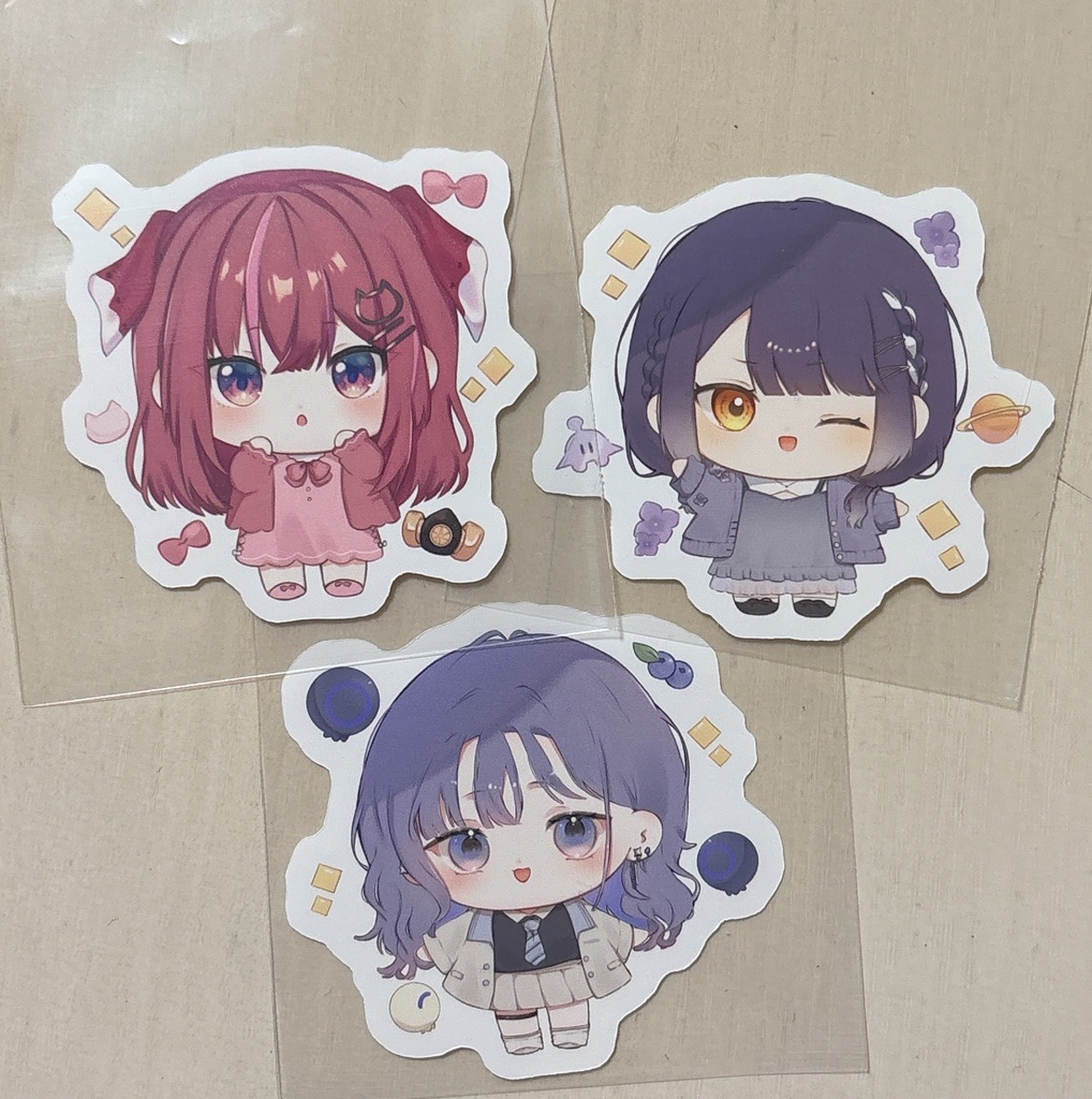 にじそうさく11 先斗寧 海妹四葉 天ヶ瀬むゆ ステッカー