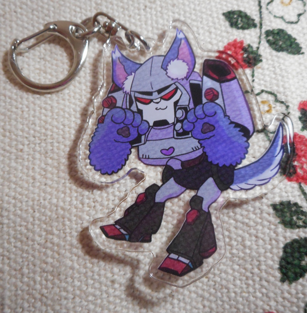 ケモミミTFAディセプティコンアクリルキーホルダー メガトロン Kemomimi TFA Decepticons Acrylic Keychain Megatron