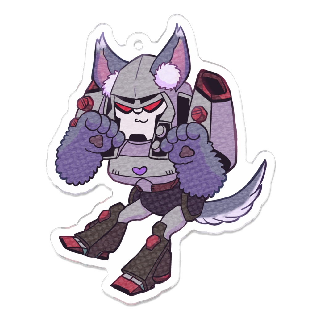 ケモミミTFAディセプティコンアクリルキーホルダー メガトロン Kemomimi TFA Decepticons Acrylic Keychain Megatron