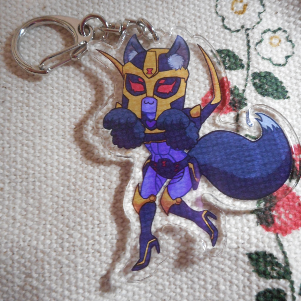 ケモミミTFAディセプティコンアクリルキーホルダー ブラックアラクニア Kemomimi TFA Decepticons Acrylic Keychain Blackarachnia