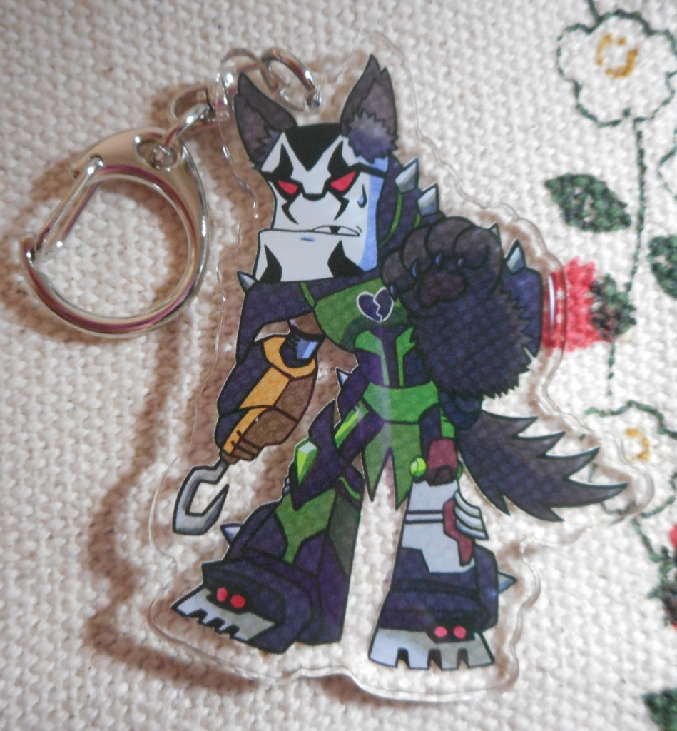 ケモミミTFAディセプティコンアクリルキーホルダー ロックダウン Kemomimi TFA Decepticons Acrylic Keychain Lockdown