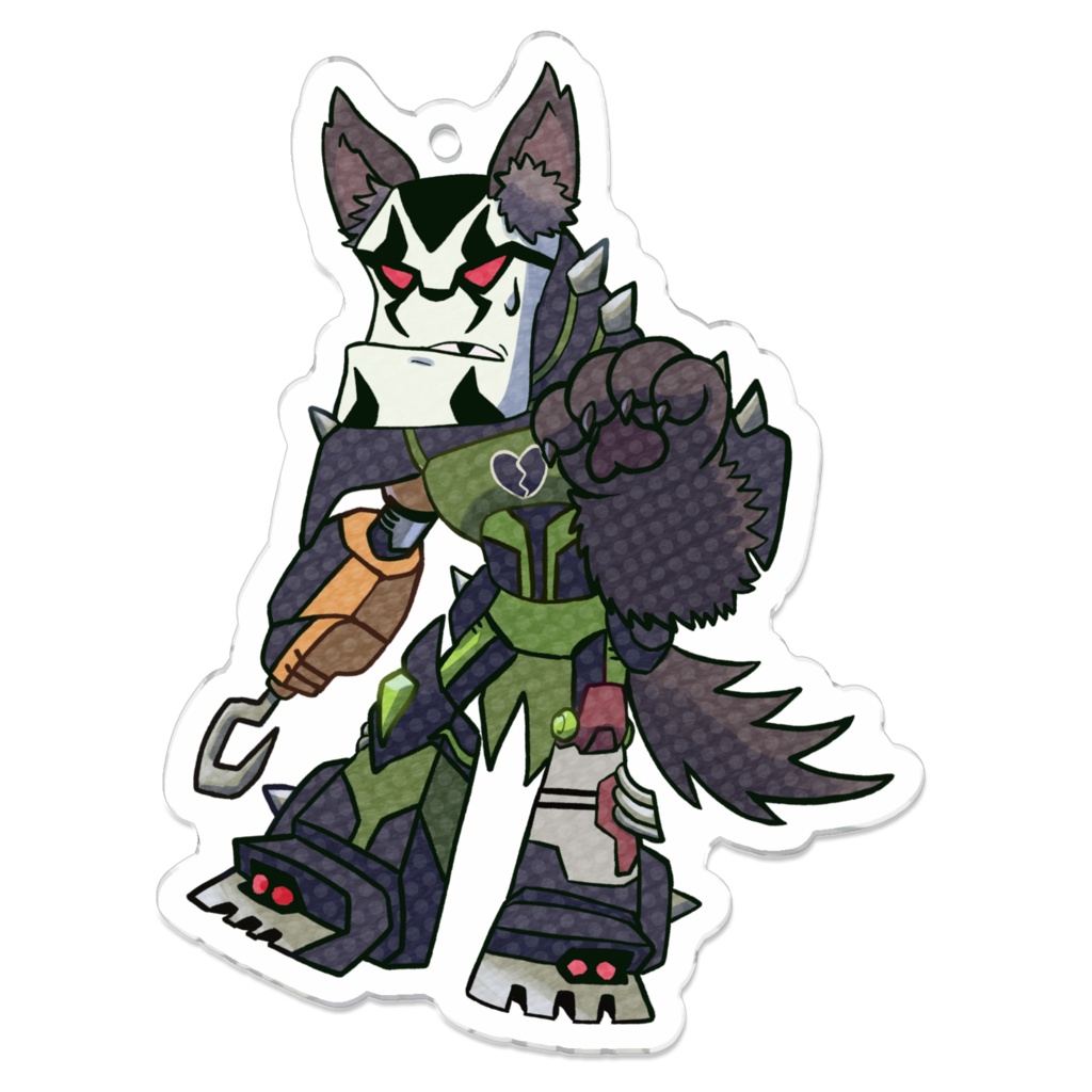 ケモミミTFAディセプティコンアクリルキーホルダー ロックダウン Kemomimi TFA Decepticons Acrylic Keychain Lockdown