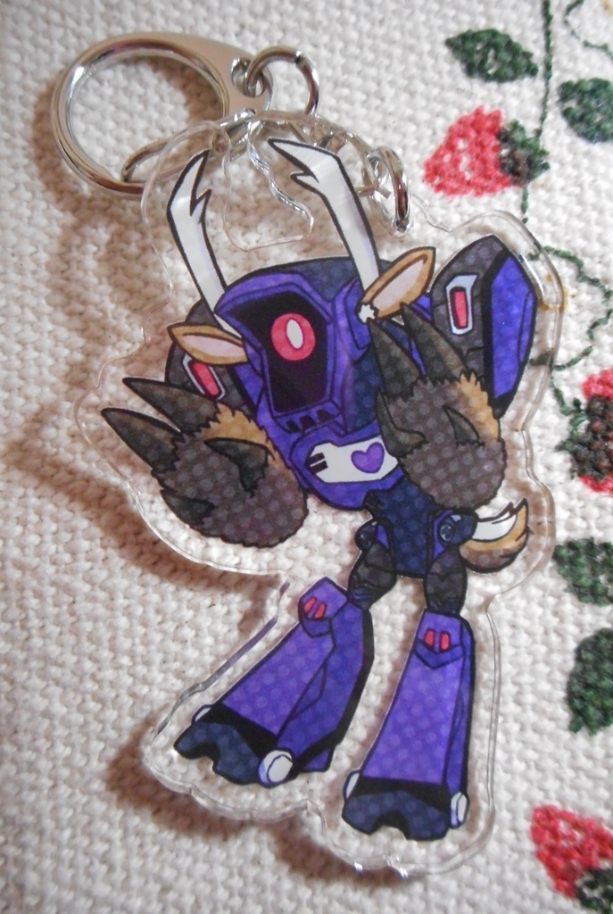 ケモミミTFAディセプティコンアクリルキーホルダー ショックウェーブ Kemomimi TFA Decepticons Acrylic Keychain Shockwave