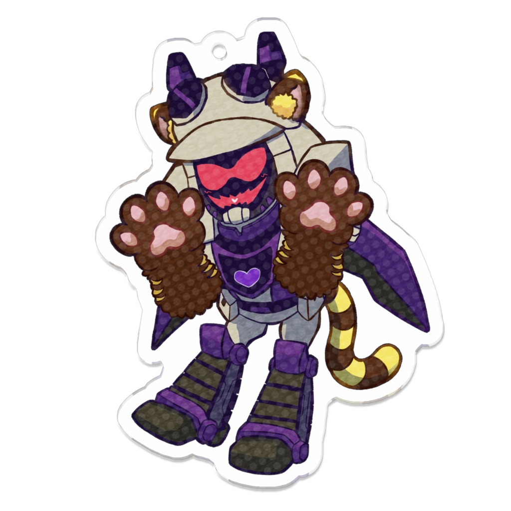 ケモミミTFAディセプティコンアクリルキーホルダー ブリッツウイング(ランダム) Kemomimi TFA Decepticons Acrylic Keychain Blitzwing(Random)