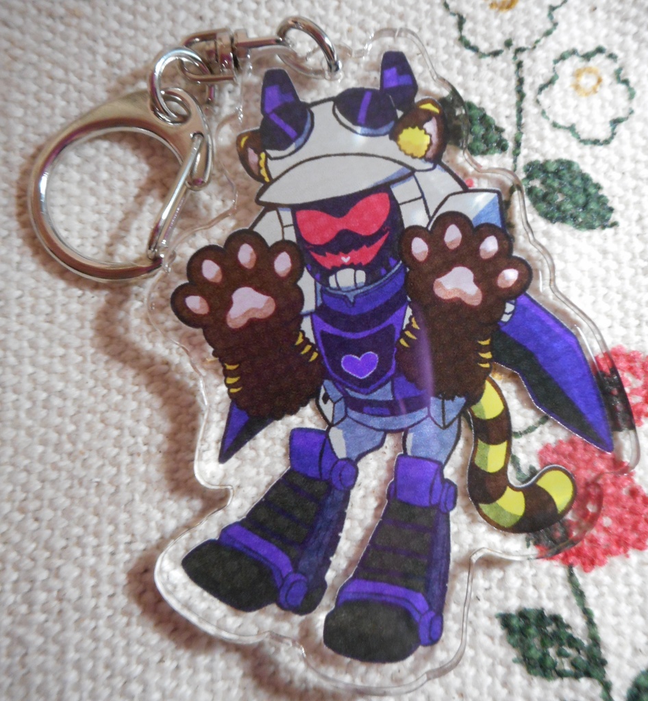 ケモミミTFAディセプティコンアクリルキーホルダー ブリッツウイング(ランダム) Kemomimi TFA Decepticons Acrylic Keychain Blitzwing(Random)