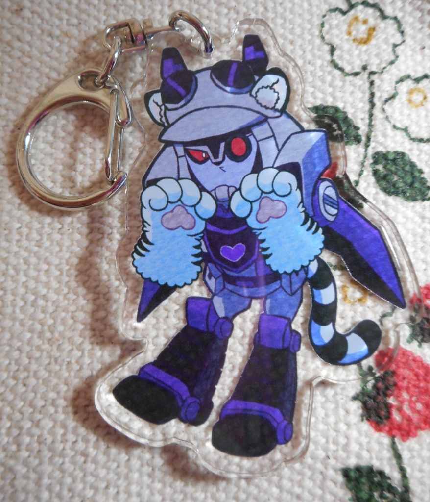 ケモミミTFAディセプティコンアクリルキーホルダー ブリッツウイング(アイシー) Kemomimi TFA Decepticons Acrylic Keychain Blitzwing(Icy)
