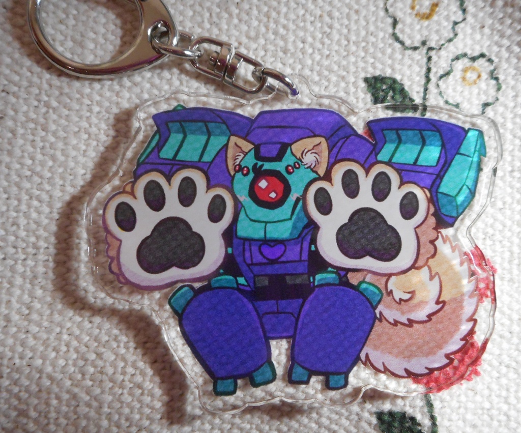 ケモミミTFAディセプティコンアクリルキーホルダー ラグナッツ Kemomimi TFA Decepticons Acrylic Keychain Lugnut