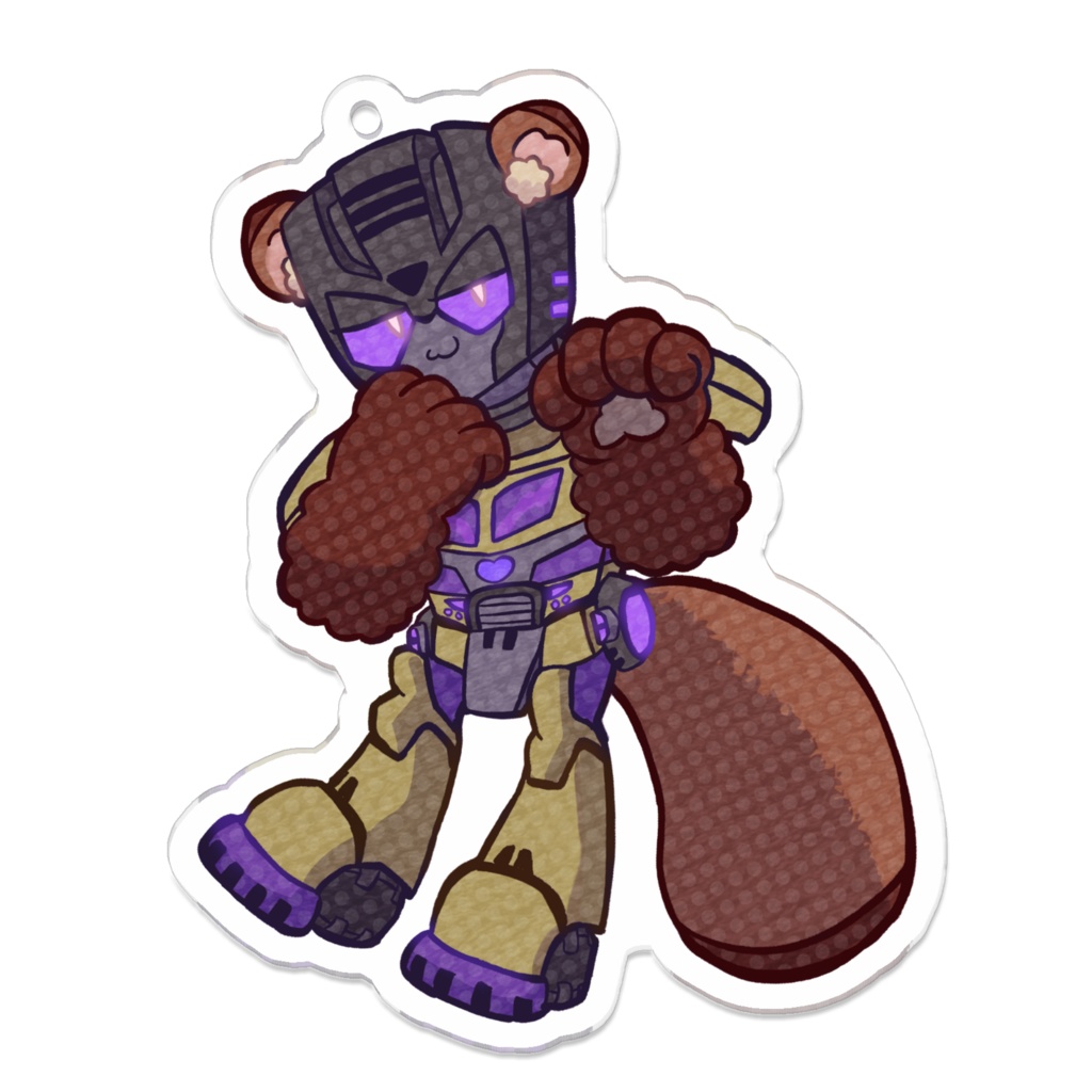 ケモミミTFAディセプティコンアクリルキーホルダー スィンドル Kemomimi TFA Decepticons Acrylic Keychain Swindle