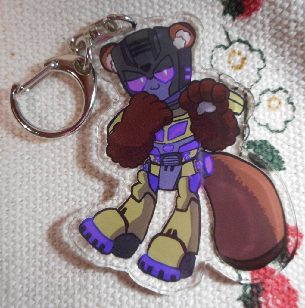ケモミミTFAディセプティコンアクリルキーホルダー スィンドル Kemomimi TFA Decepticons Acrylic Keychain Swindle