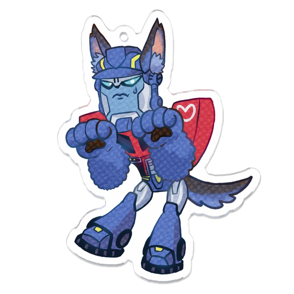 ケモミミTFAオートボットアクリルキーホルダー オプティマス Kemomimi TFA Autobots Acrylic Keychain Optimus