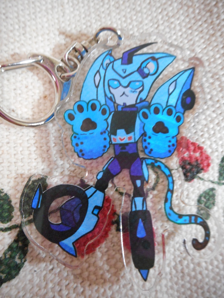 ケモミミTFAオートボットアクリルキーホルダー ブラー Kemomimi TFA Autobots Acrylic Keychain blurr