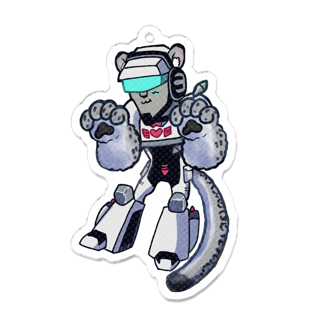 ケモミミTFAオートボットアクリルキーホルダー ジャズ Kemomimi TFA Autobots Acrylic Keychain Jazz
