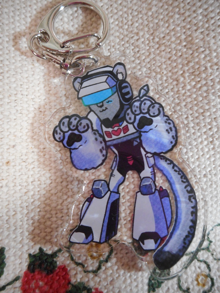 ケモミミTFAオートボットアクリルキーホルダー ジャズ Kemomimi TFA Autobots Acrylic Keychain Jazz