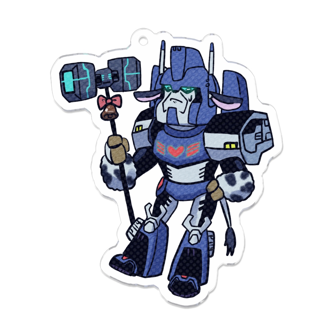 ケモミミTFAオートボットアクリルキーホルダー ウルトラマグナス Kemomimi TFA Autobots Acrylic Keychain Ultra Magnus