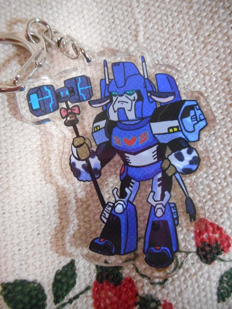 ケモミミTFAオートボットアクリルキーホルダー ウルトラマグナス Kemomimi TFA Autobots Acrylic Keychain Ultra Magnus