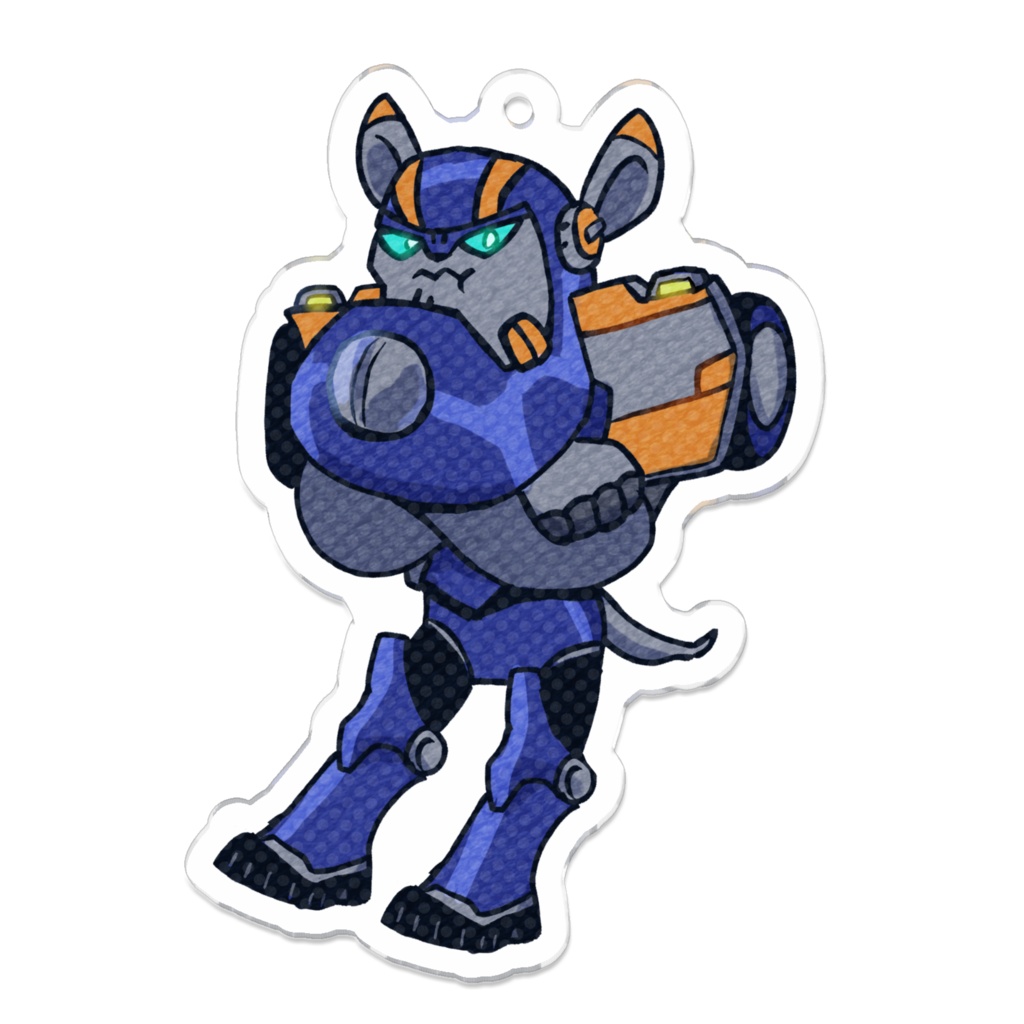 ケモミミTFAオートボットアクリルキーホルダー センチネル Kemomimi TFA Autobots Acrylic Keychain Sentinel
