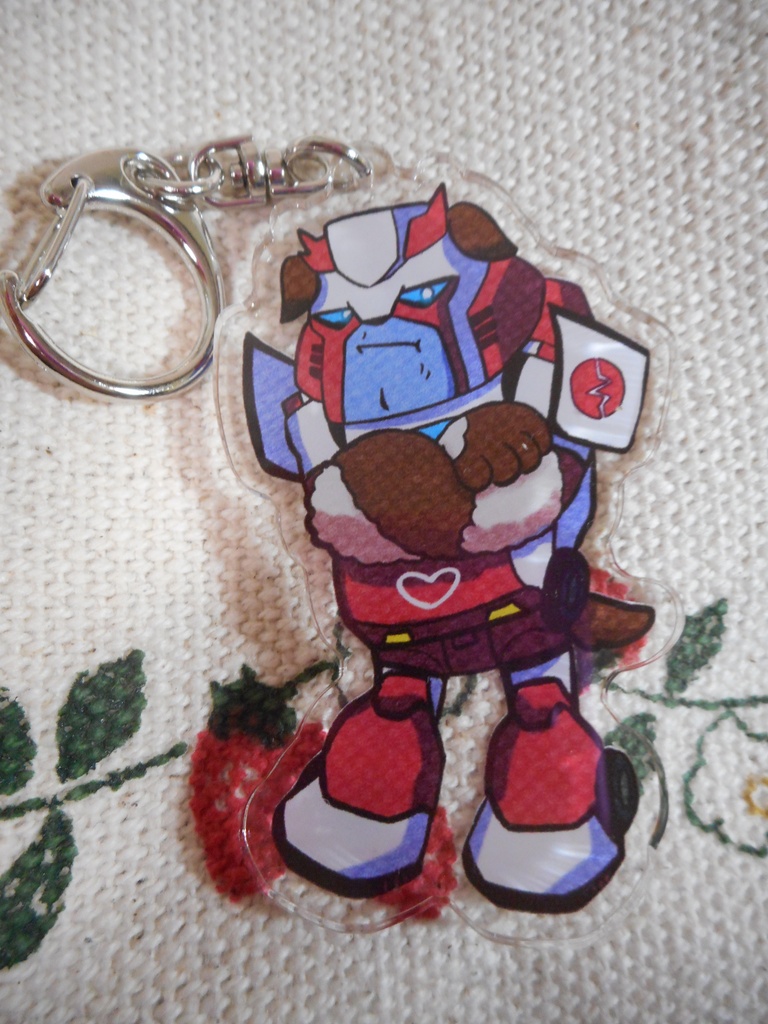 ケモミミTFAオートボットアクリルキーホルダー ラチェット Kemomimi TFA Autobots Acrylic Keychain ratchet