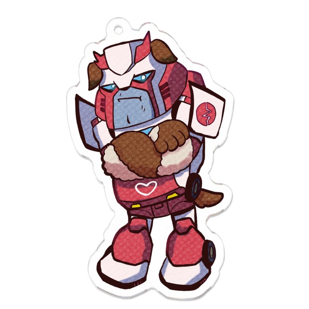 ケモミミTFAオートボットアクリルキーホルダー ラチェット Kemomimi TFA Autobots Acrylic Keychain ratchet