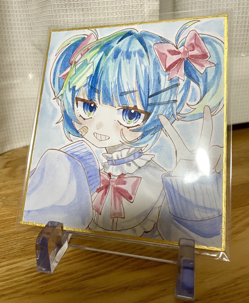 色紙 手描き イラスト オリジナル