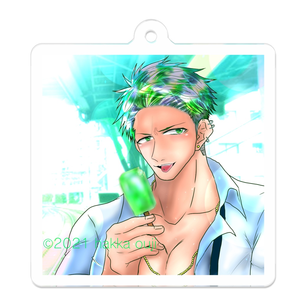 アイス男子アクキー『メロン』[2021 autumn]