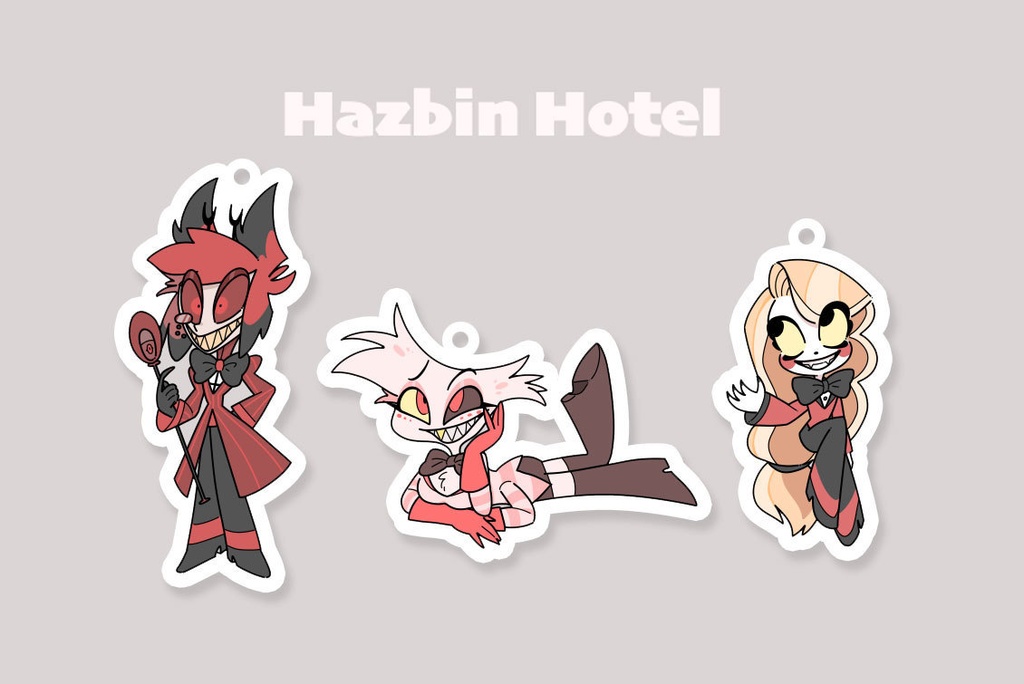 【Hazbin Hotel】アクリルキーホルダー【3種】
